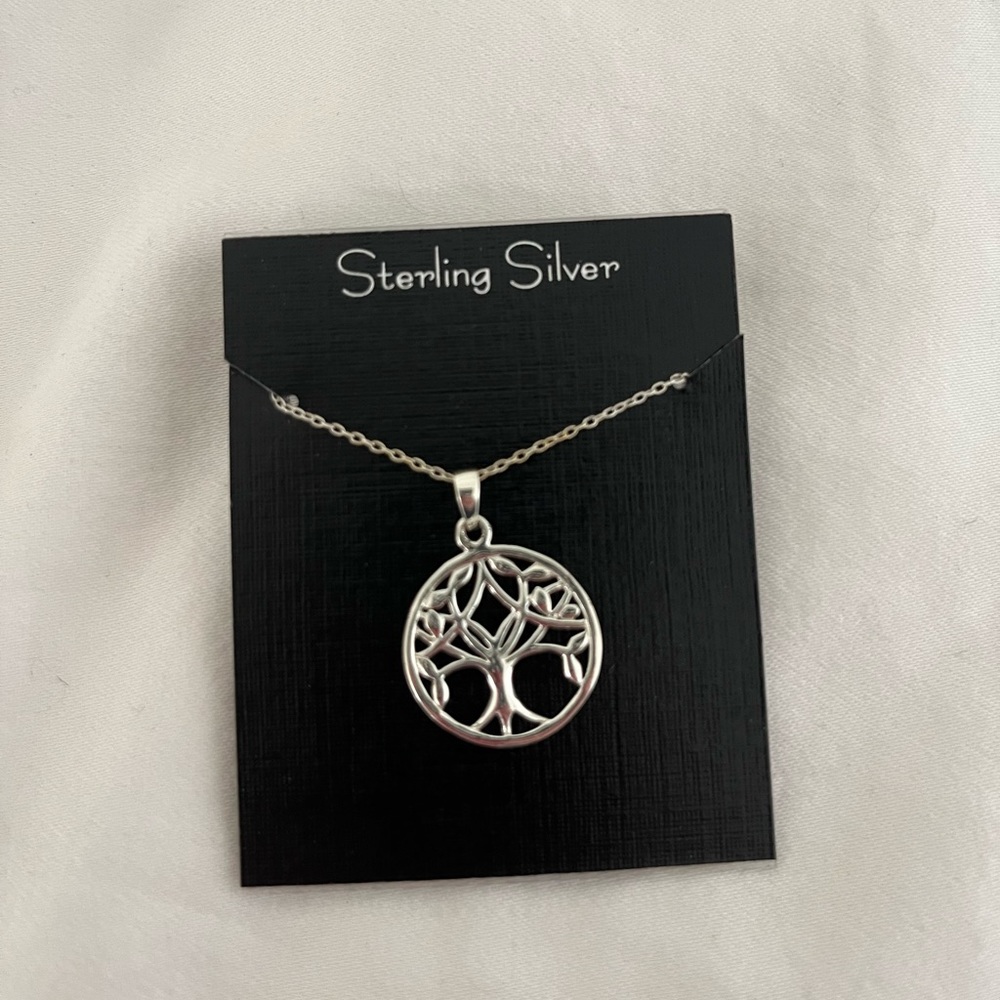 Sterling Silver Tree Necklace